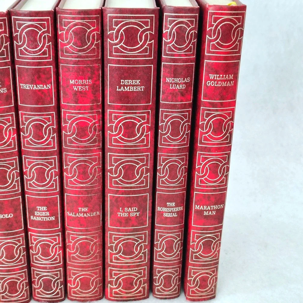Heron Books Lot Of 13 Classic Literature Collection Red Hardback Decorative VTG